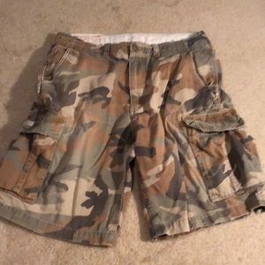 American Eagle Camo Cargo Shorts